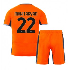 Inter Milan Henrikh Mkhitaryan #22 babykläder Tredje Tröja barn 2023-24 Korta ärmar (+ Korta byxor)